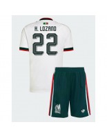 Meksiko Hirving Lozano #22 Vieraspaita Lasten MM-kisat 2026 Lyhythihainen (+ shortsit)